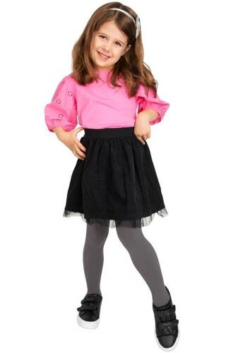 Колготки для дівчинки 100 den RM005 Blanka Noviti- графітний