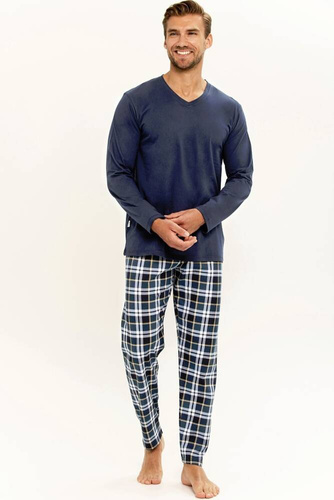 Піжама чоловіча 3293 3294 3295 Darren Taro, - темно-синій