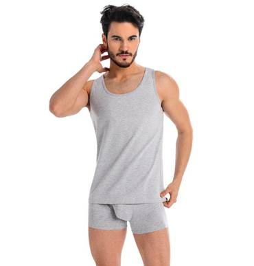 Майка чоловіча бавовняна 1301 Eli Teyli -сірий