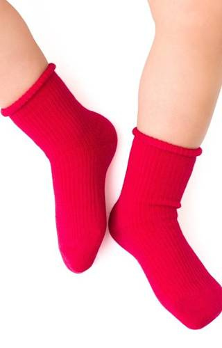 Шкарпетки для немовлят art.130 Merino Wool Рубчик Steven, - 015 червоний