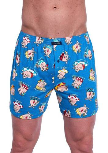 Вільні труси-боксерки чоловічі 001, 011/170 Classic Cornette, - блакитний