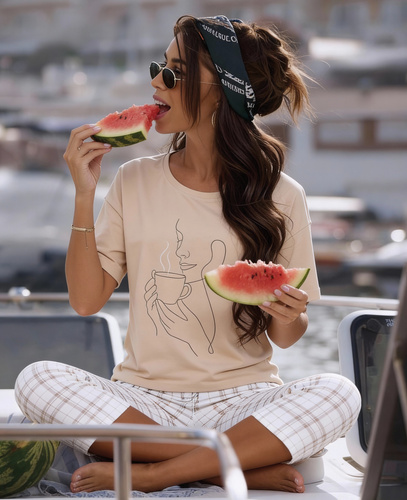 Жіноча піжама Cornette 775/340 Morning 100% бавовна 7/8