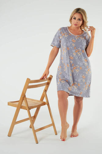 Нічна сорочка жіноча Kasos Italian Fashion, - принт