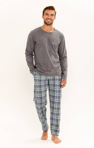 Піжама чоловіча 3296 Stuart Taro, - сірий