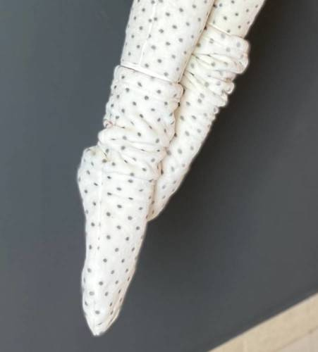 Шкарпетки для сну 553/554 Wellsoft De Lafense - екрю/горошок