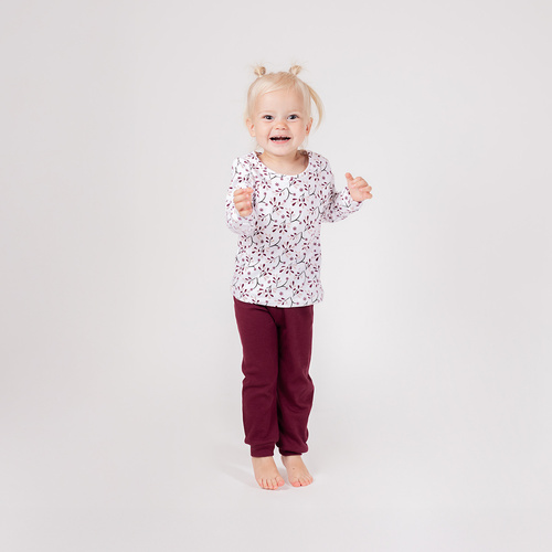 217036 Бавовняна піжама Nicol Alisa для дівчинки – довгий рукав