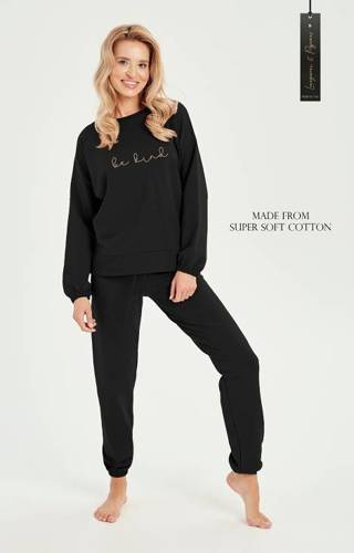 Спортивний костюм жіночий Lia Dres 3004 Taro, - чорний