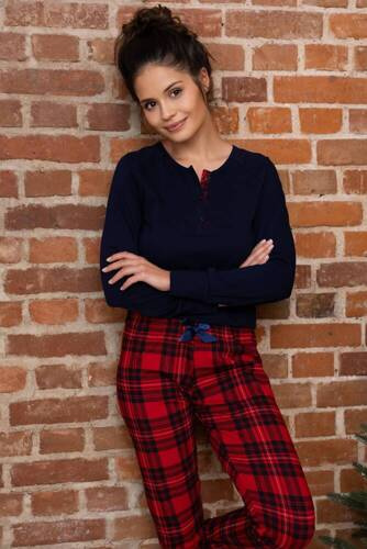 Піжама жіноча Yvette Sensis - темно-синій