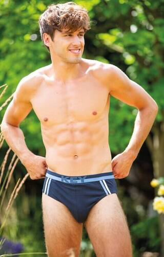 Набір трусів сліпів чоловічих 2 шт. MPP 151 B25 Key, - чорний/сірий