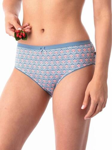 Набір жіночих трусиків 2 шт. LPC 736 A'2 Key, - блакитний/коричневий