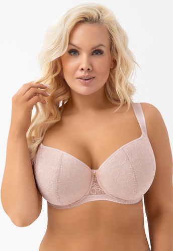 Бюстгальтер балконет Gorsenia Daria G009 бежевий – піднімає та формує  Короткий опис: