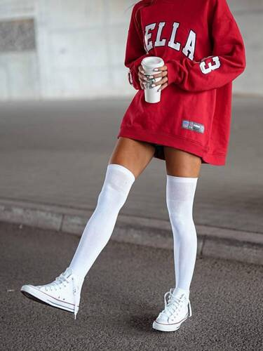 Заколінки жіночі 0293 Gładkie Milena, - білий