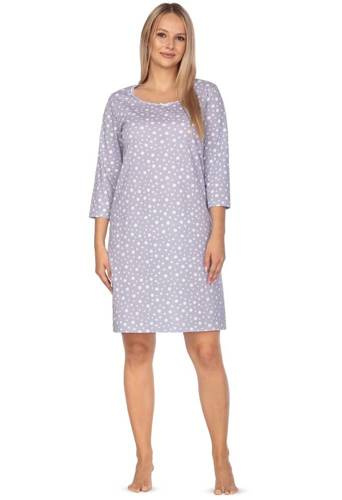 Нічна сорочка жіноча 112 рукав 3/4 Regina, - сіра