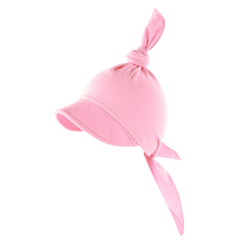 Муслінова дитяча хустинка з козирком Eevi, - рожевий