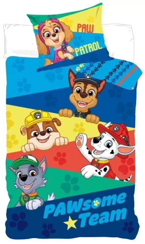 Бавовняний постільний комплект Щенячий патруль Psi Patrol Setino