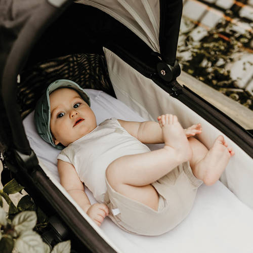 Дитяче боді без рукавів Pacific Eevi, - білий