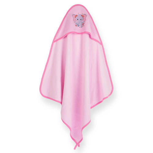 Рушник після купання немовлят Слоник Martex, - рожевий