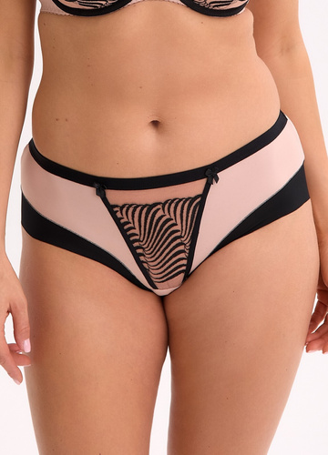 Трусики жіночі Ivana GFP 1327 Gaia | чорний/рожевий