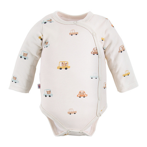 Дитяче боді з довгим рукавом Cars & Bears Eevi, - eкрю