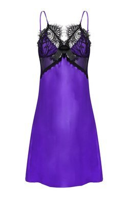 Beatrice Halka satynowa koszulka damska DKaren - Fiolet