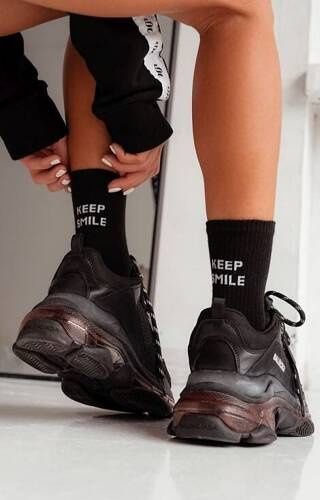 Шкарпетки жіночі 0200 Keep Smile Milena, - чорний