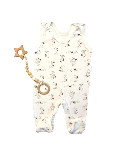 Дитячий комбінезон Mamatti SC14930 – з принтом песиків, бавовняний