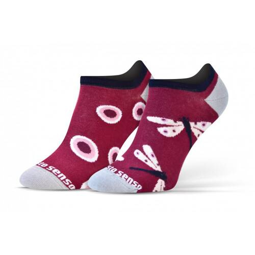 Короткі шкарпетки Стрекоза finest cotton Sesto Senso, - фіолетовий