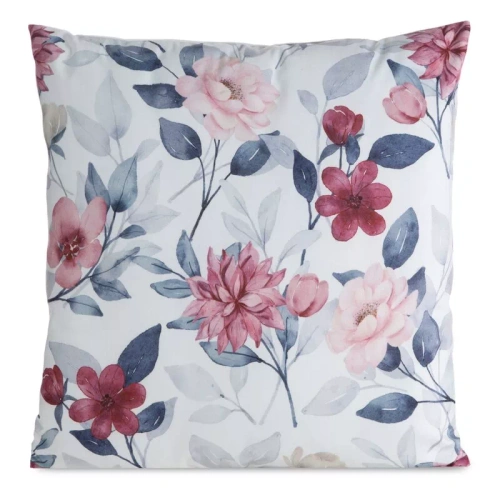 Декоративна наволочка 45x45 Mink 35 Eurofirany велюр квіти