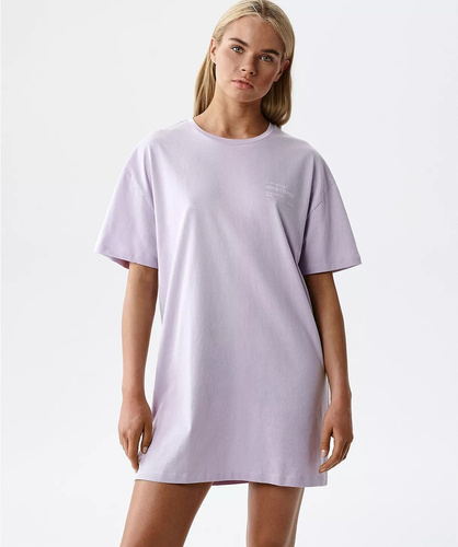 NLD-001 жіноча нічна сорочка 100% бавовна, вільний крій