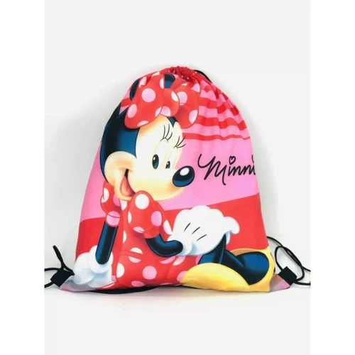 Дитяча торбина-наплічник "Міні Маус" Myszka Mini 1 W24Setino, - червоний