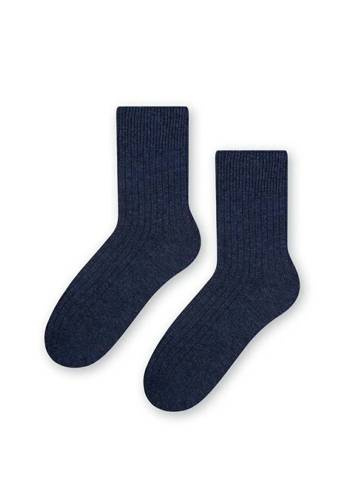 Шерстяні шкарпетки жіночі ART..093 Steven, - 041 темно-синій