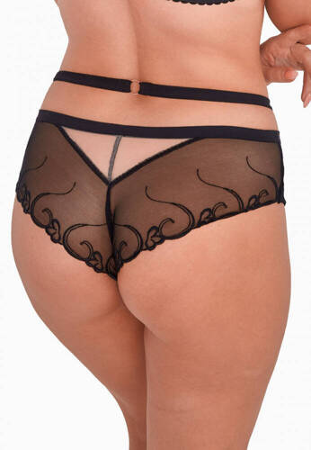 Трусики бразиліана жіночі GFB 1220 Lila Gaia, - чорний