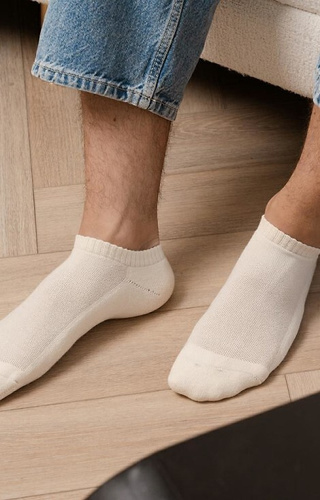 Шкарпетки-стопи Steven art.198 – напівфротте, 100% бавовна