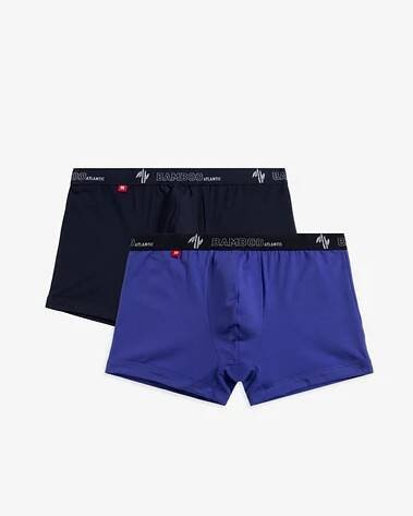 Набір боксерок чоловічих 2 шт 2MH-1187 A'2 Atlantic, - темно-синій/фіолетовий