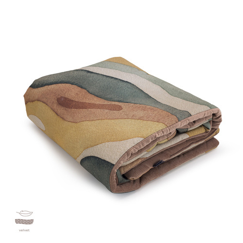 Ковдра для дитини від 0 до 5 років Rainbow Mountain Velvet  Makaszka
