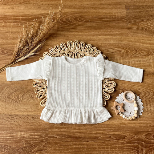 Бавовняна кофта з довгим рукавом EkoBaby BLAG015 Mamatti – еркю