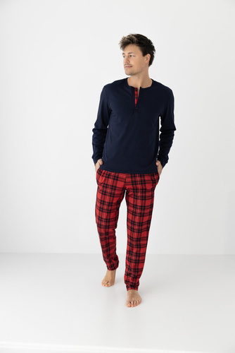 Піжама чоловіча Xavier Sensis - темно-синій