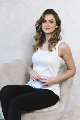 Жіноча майка Debi — Italian Fashion | 100% бавовна, класичний крій