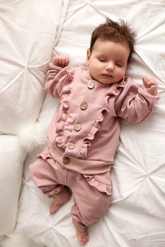 Костюмчик дитячий 11195BGR "Girl Blush" Makoma, -рожевий