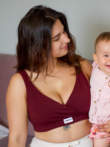 Milk&Love Mombri Klasyk водонепроникний бюстгальтер для годування claret