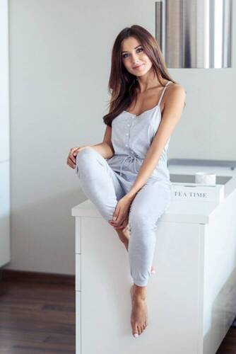 Комбінезон жіночий 29 Bonamera,- сірий меланж