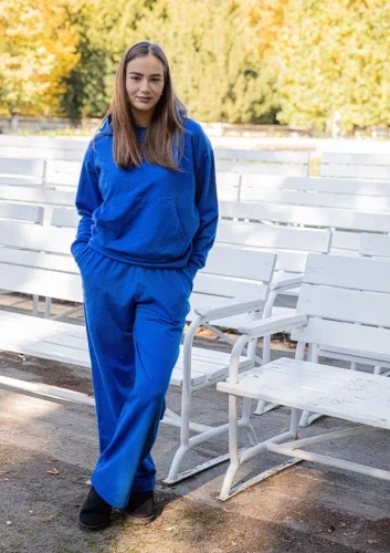 Жіночий спортивний костюи DK-K-B8 Dkaren -синій