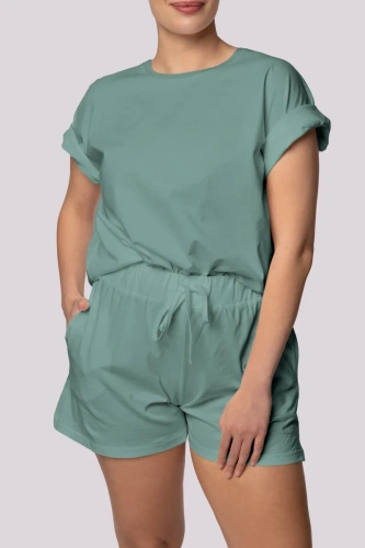 Піжама жіноча Bliss shortsleeve Mona,- оливковий