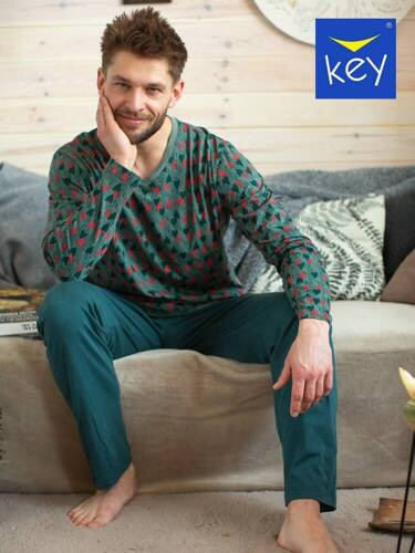 Піжама чоловіча MNS 916 Key - зелений