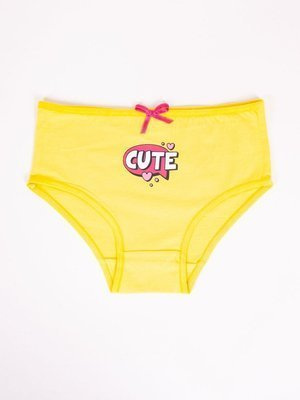 Набір трусиків для дівчинки 3 шт. MD-26 2 YO! чорний/рожевий/жовтий