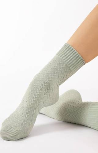 Капронові шкарпетки 60 den G 1160 Furka Pass Fiore, - м'ятний