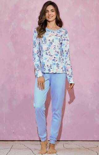 Піжама жіноча 3237 Ginny Taro, - блакитний