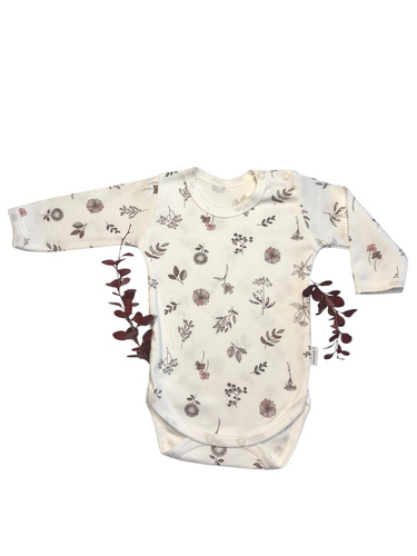 Боді з довгим рукавом для дівчинки Mamatti BD15226 – 100% бавовна, комфорт і ніжність