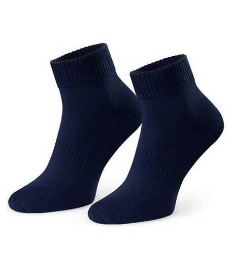 Короткі шкарпетки Art.157 Supima Frottе Steven, - темно-синій