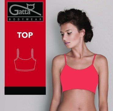 43K 611 Top damski biustonosz Gatta red apple